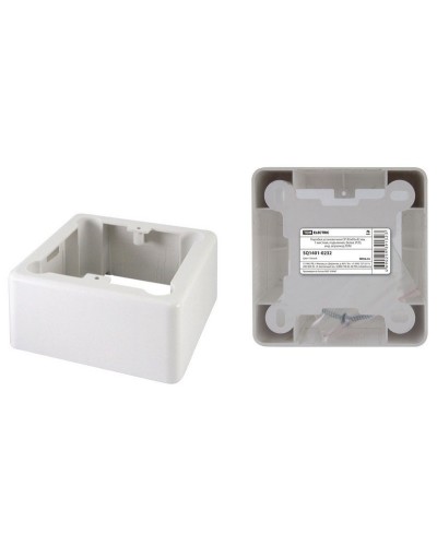 Коробка установочная ОП 85х85х42мм, 1-местная, подъемная, белая, IP20 TDM (SQ1401-0232). Коробка установочная ОП. TDM ЕLECTRIC в Евпатории