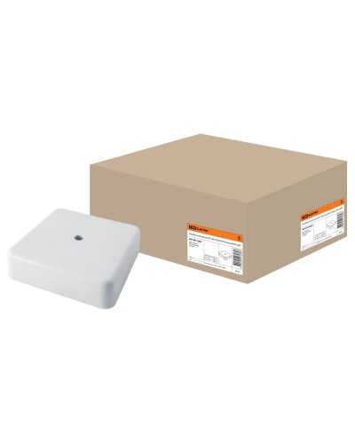 Коробка КР 100х100х29 ОП белая, IP40 (SQ1401-0207). Распаячная коробка. TDM ЕLECTRIC в Евпатории