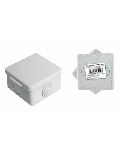 Коробка ОП 65х65х50мм, крышка,  IP54, 4вх. (SQ1401-0111). Распаячная коробка. TDM ЕLECTRIC в Евпатории