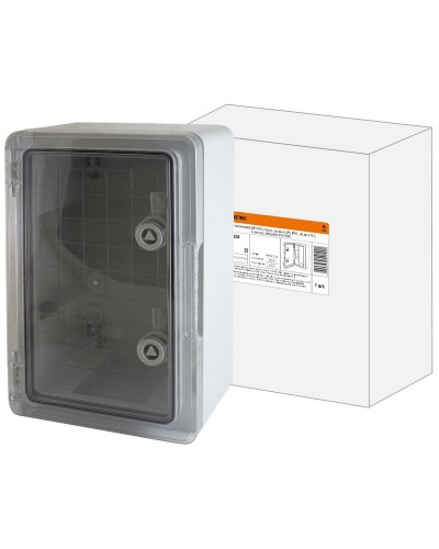 ЩМП-0-3, прозрачная крышка ABS, IP65, 400x300x170. Бокс пластиковый антивандальный. TDM ЕLECTRIC в Евпатории