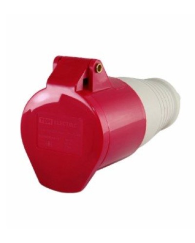 Розетка 224 переносная 3Р+РЕ 32А 380В IP44 (SQ0603-0013). Розетка. TDM ЕLECTRIC в Евпатории