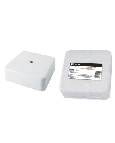Коробка КР 50х50х20 ОП белая, IP40 (SQ1401-0901). Распаячная коробка. TDM ЕLECTRIC в Евпатории