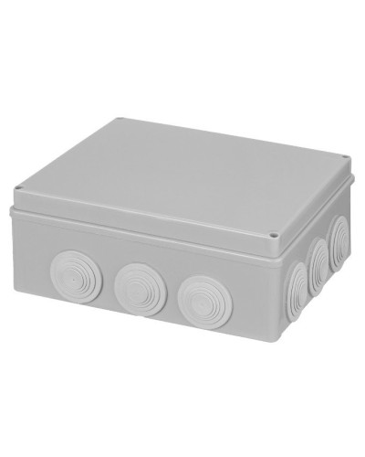 Распаячная коробка ОП 240х190х90мм, крышка, IP55, 12 гермовводов TDM (SQ1401-1143). Распаячная коробка ОП. TDM ЕLECTRIC в Евпатории