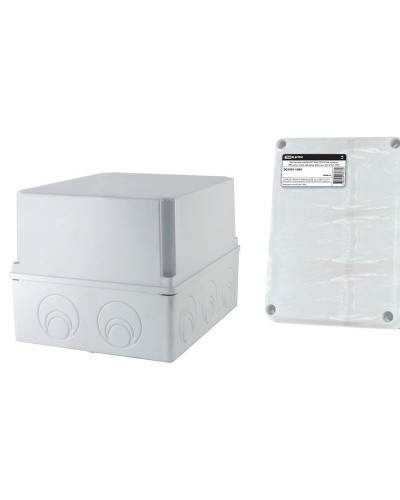 Коробка ОП 240х195х165мм, крышка, IP44, кабельные вводы d28-3шт, d37-2шт (SQ1401-1273). Распаячная коробка. TDM ЕLECTRIC в Евпатории