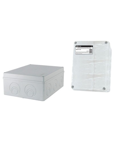 Коробка ОП 240х195х90мм, крышка, IP55, кабельные вводы d28-3шт, d37-2шт (SQ1401-1272). Распаячная коробка. TDM ЕLECTRIC в Евпатории