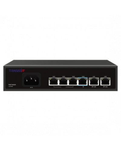 TR-NS1206-65-4PoE. Коммутатор с PoE. Trassir в Евпатории