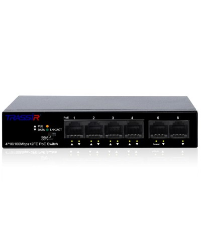 TR-NS1106-60-4POE. Коммутатор с PoE. Trassir в Евпатории