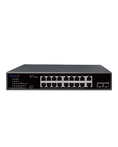 TR-NS14202S-185-16POE. Коммутатор с PoE. Trassir в Евпатории
