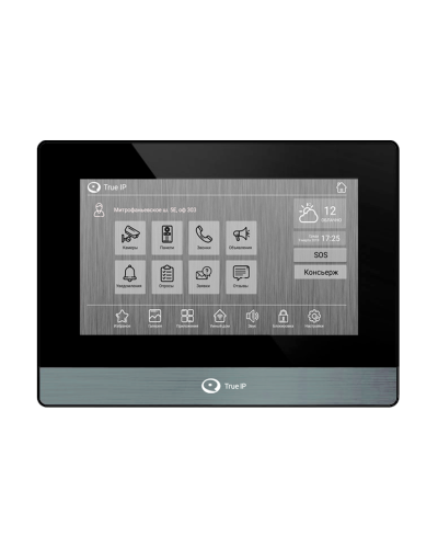 TI-4107AB. Монитор IP-видеодомофона цветной. True-IP в Евпатории