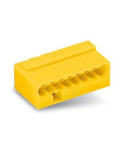 WAGO 243-508 Клемма MICRO 8-проводная желтая. Клемма для распределительных коробок. WAGO в Евпатории