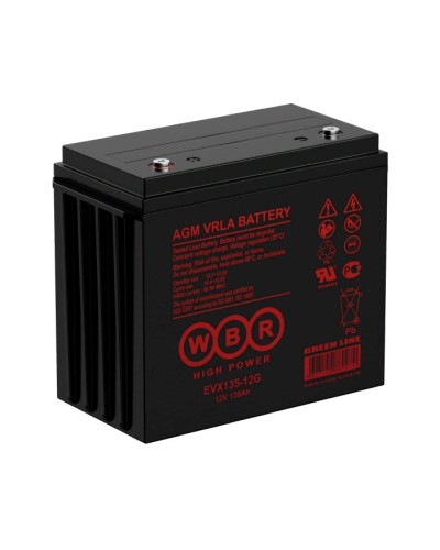 WBR EVX135-12G. Аккумулятор герметичный свинцово-кислотный. WBR в Евпатории