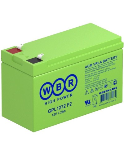 WBR GPL1272 F2. Аккумулятор герметичный свинцово-кислотный. WBR в Евпатории