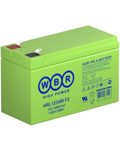 WBR HRL1234W F2. Аккумулятор герметичный свинцово-кислотный. WBR в Евпатории