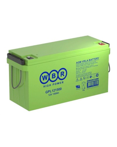 WBR GPL121500A. Аккумулятор герметичный свинцово-кислотный. WBR в Евпатории