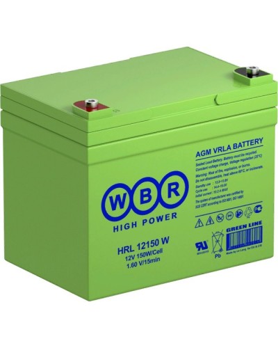 WBR HRL12150W. Аккумулятор герметичный свинцово-кислотный. WBR в Евпатории