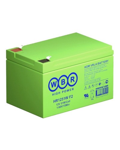 WBR HR1251W F2. Аккумулятор герметичный свинцово-кислотный. WBR в Евпатории
