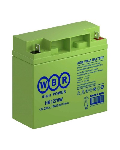WBR HR1270W. Аккумулятор герметичный свинцово-кислотный. WBR в Евпатории