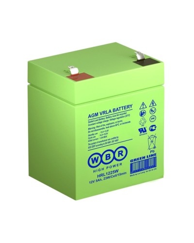 WBR HRL1225W. Аккумулятор герметичный свинцово-кислотный. WBR в Евпатории
