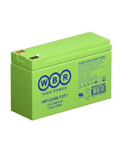 WBR HR1224W F2F1. Аккумулятор герметичный свинцово-кислотный. WBR в Евпатории
