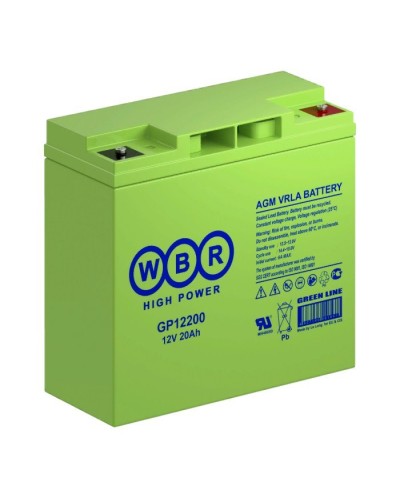 WBR GP12200. Аккумулятор герметичный свинцово-кислотный. WBR в Евпатории