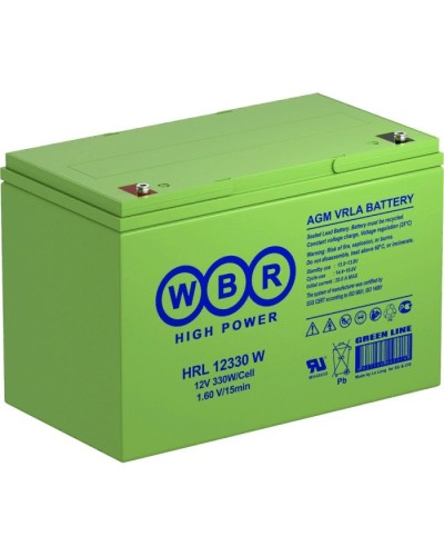 WBR HRL12330W. Аккумулятор герметичный свинцово-кислотный. WBR в Евпатории