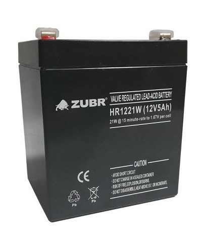 ZUBR HR 1221W (12V, 5Ah). Аккумулятор герметичный свинцово-кислотный. ZUBR в Евпатории