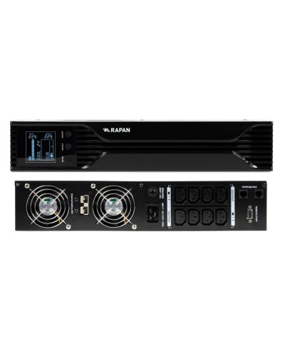 RAPAN-UPS 3000 RACK+4х9Ah (RAPAN-UPS 3000-RACK-IN-4х9-E) (8960). Бесперебойный источник питания. Бастион в Евпатории