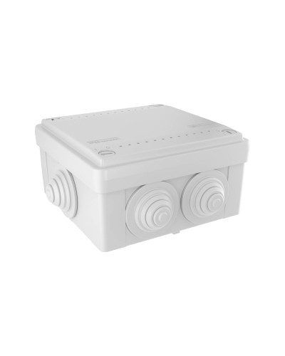 Коробка ответвительная с кабельными вводами IP55, 100х100х50 (53801). Коробка ответвительная. ДКС в Евпатории