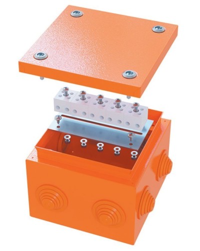 Коробка FS 150х150х80 5P (FSB30506): Коробка ответвительная огнестойкая стальная в Евпатории
