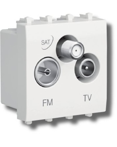 Розетка TV-FM-SAT Avanti 1 модуль белое облако (4400532): Розетка TV-FM-SAT в Евпатории