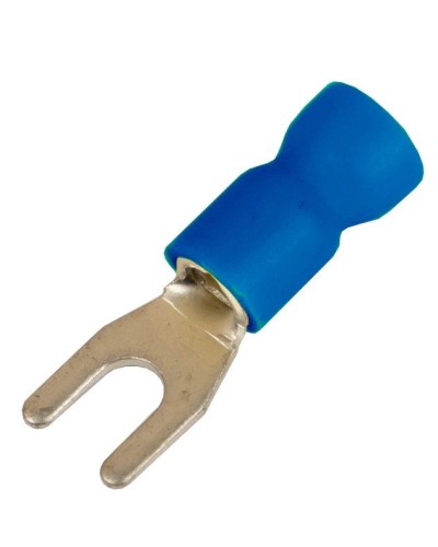 Наконечник вилочный НВИ 1,5-2,5 М3,5 (D3,7мм) (100 шт) (2B135P-EE-PVC). Наконечник вилочный с изолированным фланцем ПВХ. ДКС в Евпатории