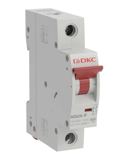 YON max MD63N 1P 20А 6кА C (MD63N-1PC20). Автоматический выключатель. ДКС в Евпатории