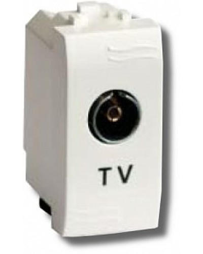Розетка TV Brava универсальная 1 модуль слоновая кость (75721S): Розетка TV в Евпатории