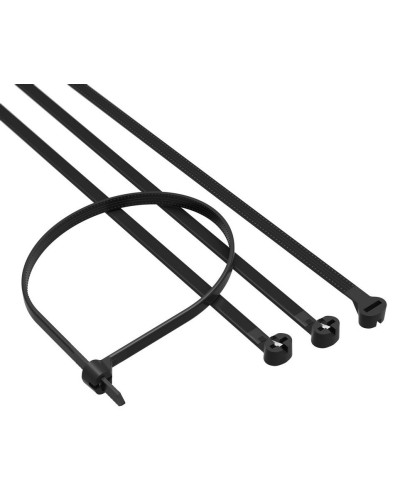 Хомут 3,6x300 P6.6, черный (100шт) (21310SR): Хомут с двойным замком в Евпатории