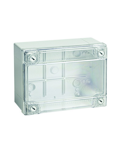 Коробка ответвительная с гладкими стенками IP56, 300х220х120 (54320). Коробка ответвительная с гладкими стенками и прозрачной крышкой. ДКС в Евпатории