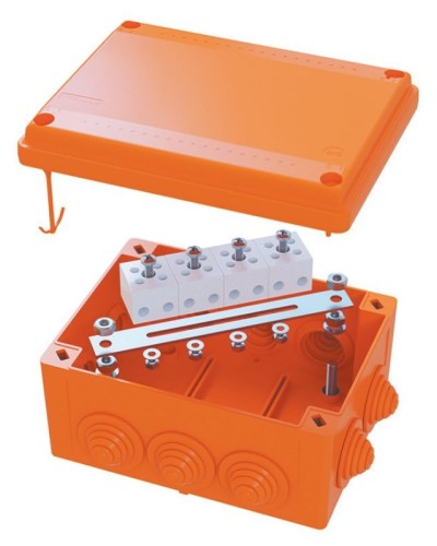 Коробка FS 100х100х50 5P (FSB10506): Коробка ответвительная огнестойкая из термопласта в Евпатории