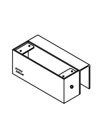 DBA-101 Glass Comfort. Комплект монтажный для цельностеклянной створки, для совместной работы с замком DB100.. dormakaba в Евпатории