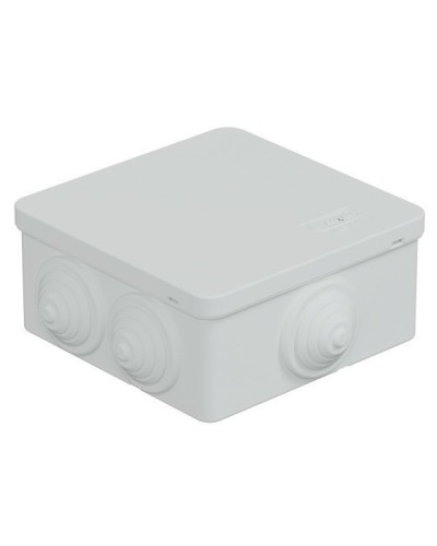 Коробка JBS101 100х100х55, 6 вых., IP55, белая (44037W-1). Коробка монтажная. Экопласт в Евпатории