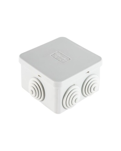 Коробка JBS070 70х70х40, 6 вых., IP44, серая (44056). Коробка монтажная. Экопласт в Евпатории