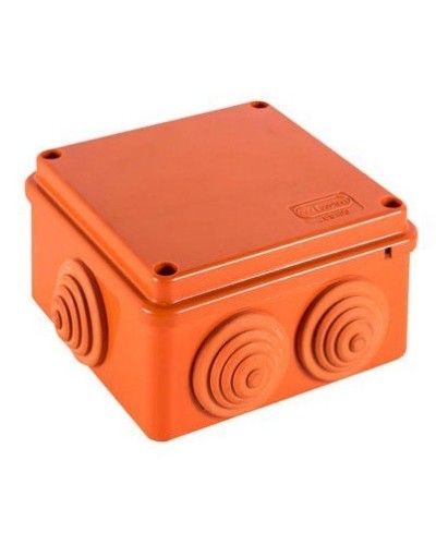 Коробка JBS100 100х100х55, 6 вых., 10P (0,15…4мм²) (43467HF): Коробка монтажная, огнестойкая, без галогена в Евпатории