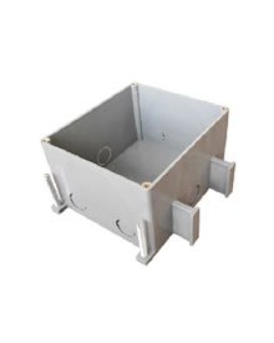 Коробка для люков в пол на 2 поста BOX/2+2ST66 (70125): Коробка для люков в пол на 2 поста 45х45мм + 2 модуля 45х22,5 (70025), пластик в Евпатории