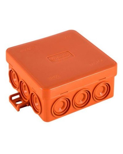 Коробка JBL085 85х85х38, 12 вых., 6P (0,15...2,5мм²) (43255HF): Коробка монтажная, огнестойкая, без галогена в Евпатории