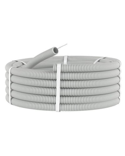 Труба HFFR тяжелая D40, серая (21140HF-GR): Труба гофрированная, с зондом, не распространяющая горение, без галогена в Евпатории