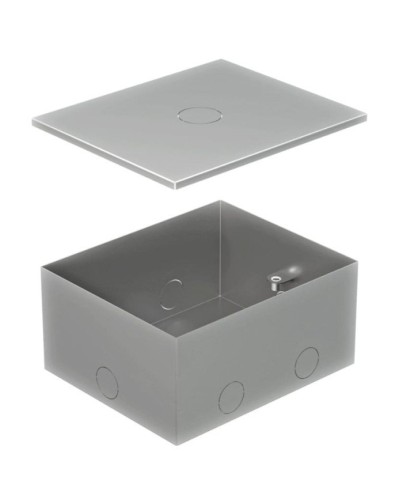 Коробка металлическая с крышкой для заливки в пол BOX/4 (70141): Коробка металлическая с крышкой для заливки в пол 159,6х133,6х75 мм, для люков 70040 в Евпатории