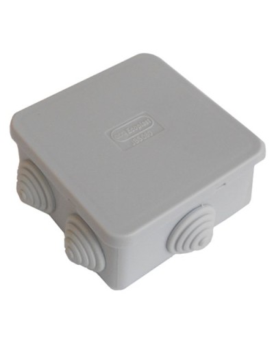 Коробка JBS080 85х85х40, 6 вых, IP44, серая (44006). Коробка монтажная. Экопласт в Евпатории