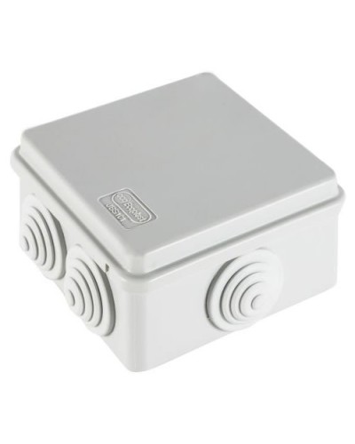 Коробка JBS101 100х100х55, 6 вых., IP55, серая (44037). Коробка монтажная. Экопласт в Евпатории