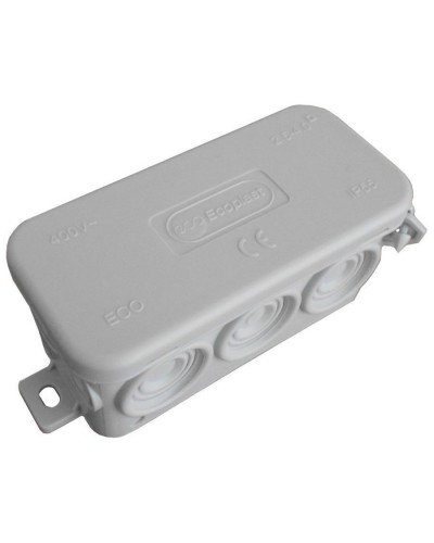 Коробка JBL090 90х42х40, 10 вых., IP55, серая (44055). Коробка монтажная. Экопласт в Евпатории