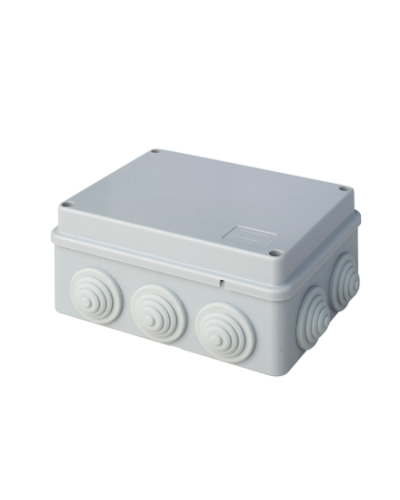 Коробка JBS150 150х110х70, 10 вых., IP55, серая (44009). Коробка монтажная. Экопласт в Евпатории