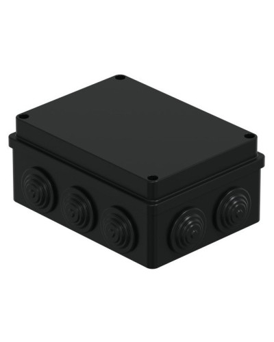 Коробка JBS150 150х110х70, 10 вых., IP55, черная (44009BL-1). Коробка монтажная. Экопласт в Евпатории