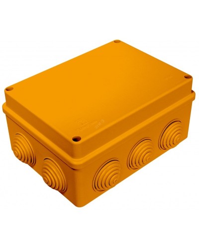 Коробка JBS150 150х110х70, 10 вых., 8P (1,5…4мм²) (43119HF): Коробка монтажная, огнестойкая, без галогена в Евпатории